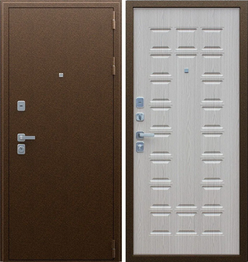 Фото Дверь Спартак беленный дуб DIS001225